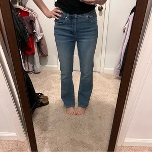 Madewell Mid-Rise Kick Out Jean